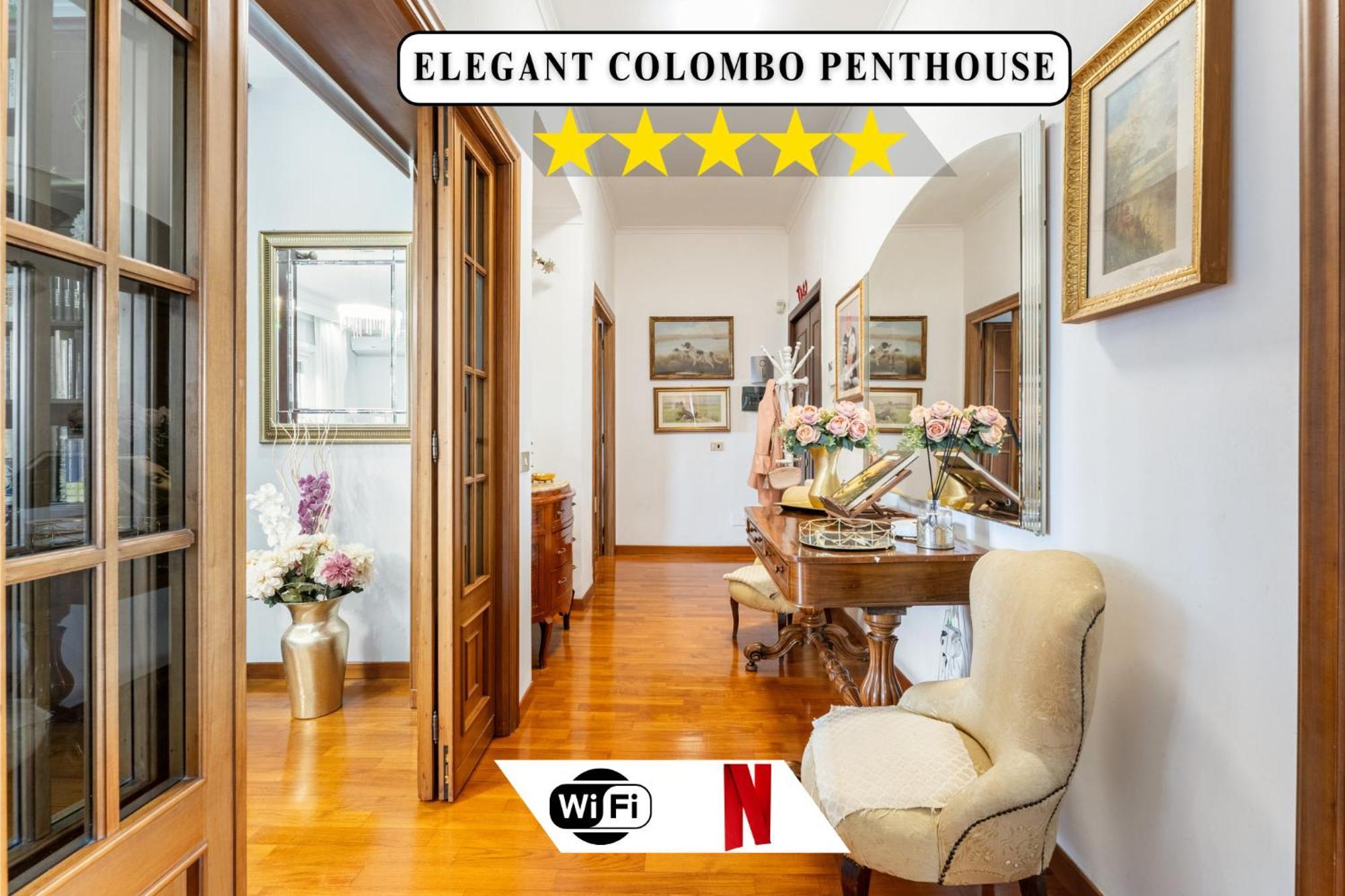 فندق Colombo Penthouse Wi Fi Netflix Ac روما المظهر الخارجي الصورة